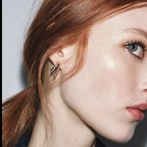 Zara Limited edition Elegant Gold and Silver Women's Earrings